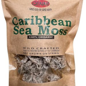 Wild crafted Sea Moss (Irish moss) from the pristine Caribbean Sea Unbleached & NOT grown on string 50g