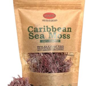 Purple Sea Moss Wild crafted from the Pristine waters of the Caribbean NOT grown on string … (50g)